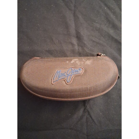 Maui Jim Accessories - Maui Jim Hard Protective Zipper Brown Case for Eyeglasses or Sunglasses 7 Inches